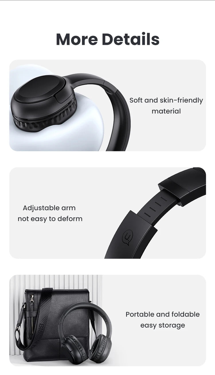 USAMS 40H BT Wireless Headphones