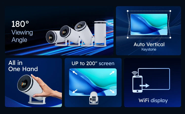 HY300 Smart Mini Projector